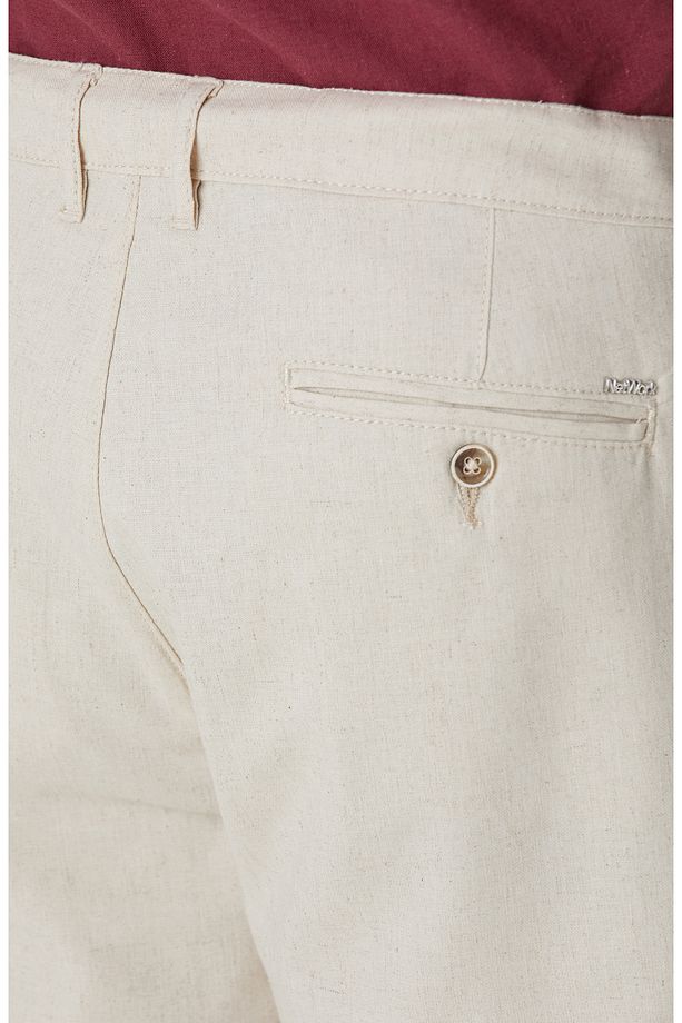 Naturel Chino Şort - 5
