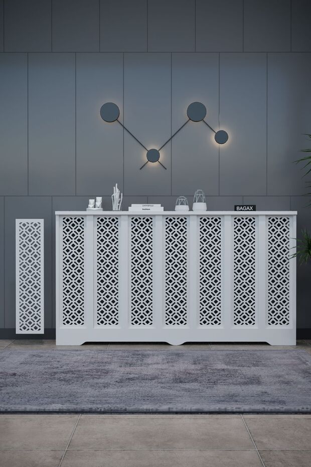 BAGAX Pera Model, Beyaz Renk,iç Ölçü 136 Cm Dış Ölçü 140 Cm Petek ...