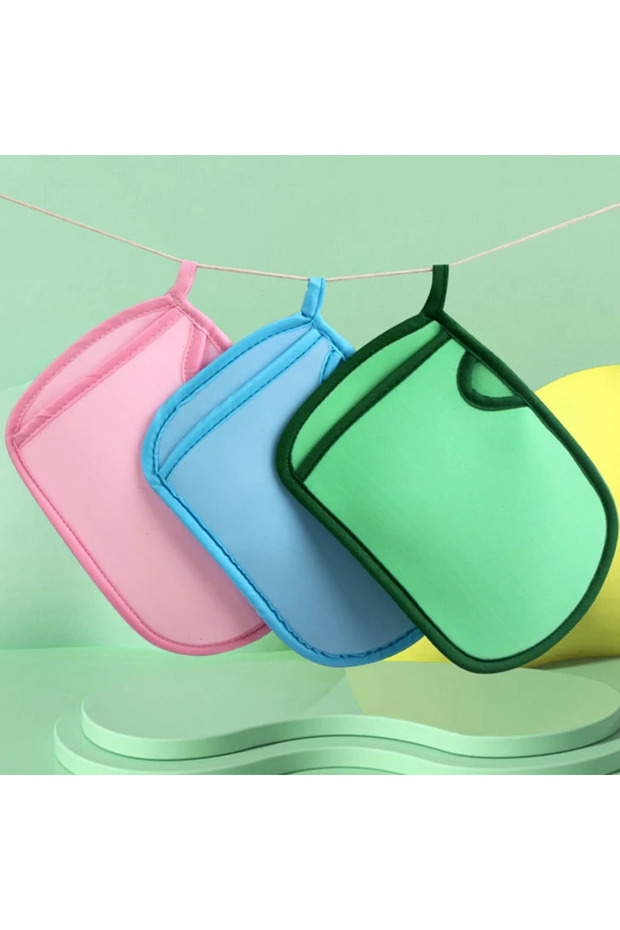 قفازات إسفنجية للاستحمام الناعمة - 5