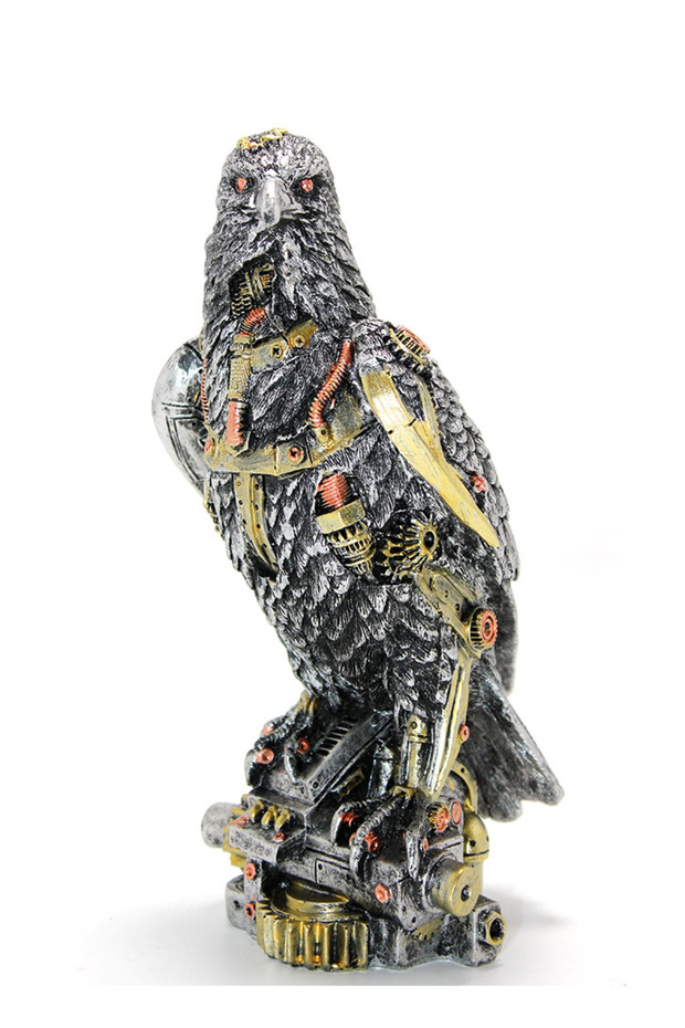 Steampunk Polyester Eagle Figure - 1