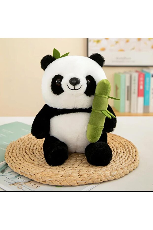 Peluş Panda Bambu Çantalı - 3
