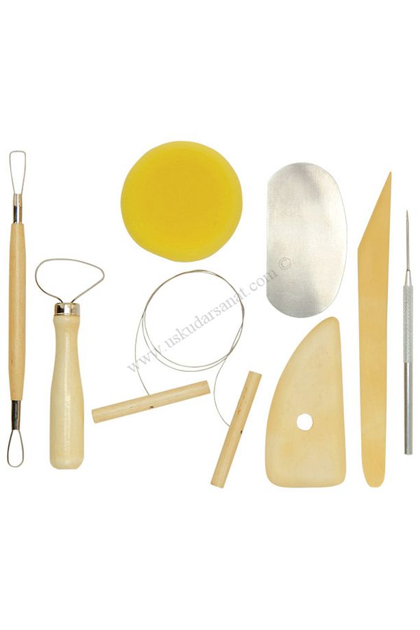 Seramik Modelaj Başlangıç Seti tools kit - 1