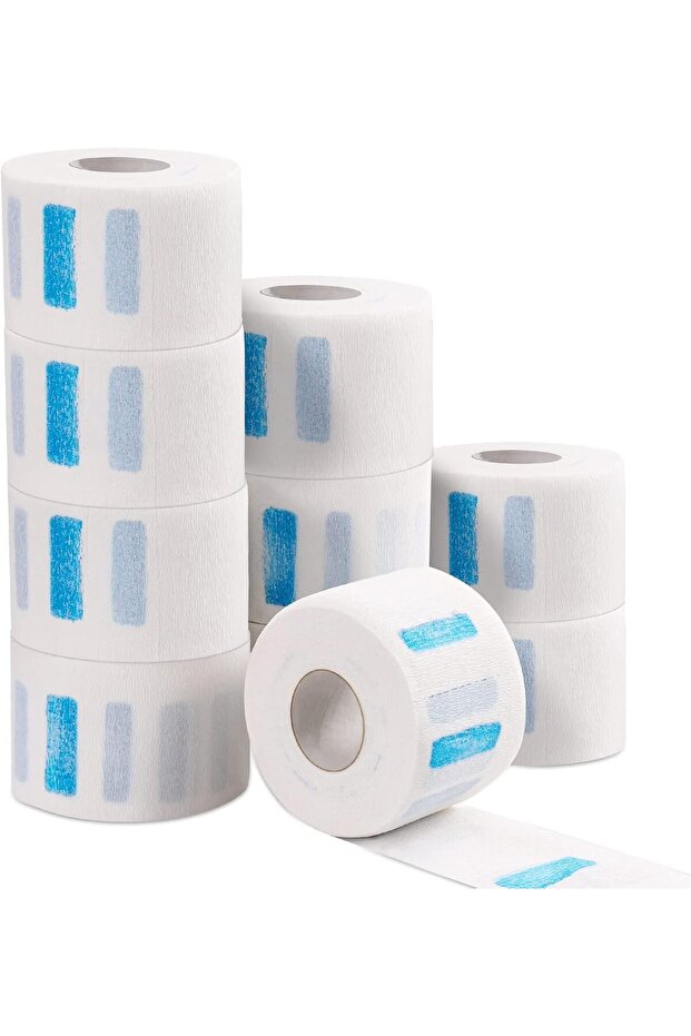 Disposable Barber Neck Paper - Hairdressing Accessory Tool - 5 Rolls - 500 Neck Strips