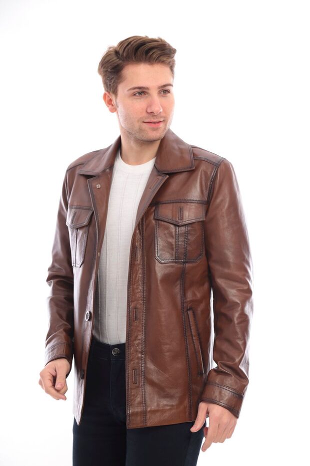 حلقة ساتيس من جلد الحمل 100% - من التصنيع - 3