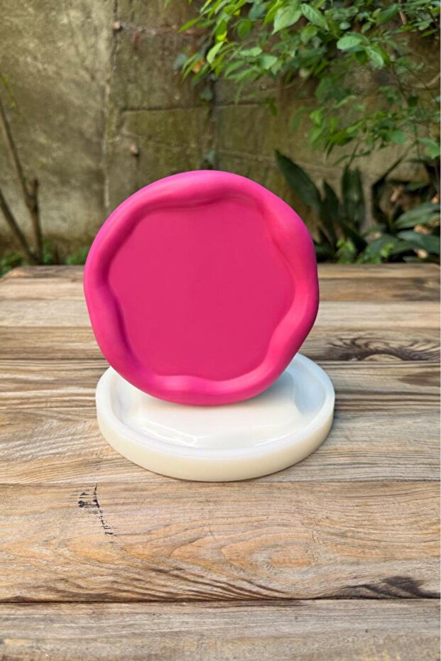 قالب صينية سيليكون بحافة متموجة دائرية - 3