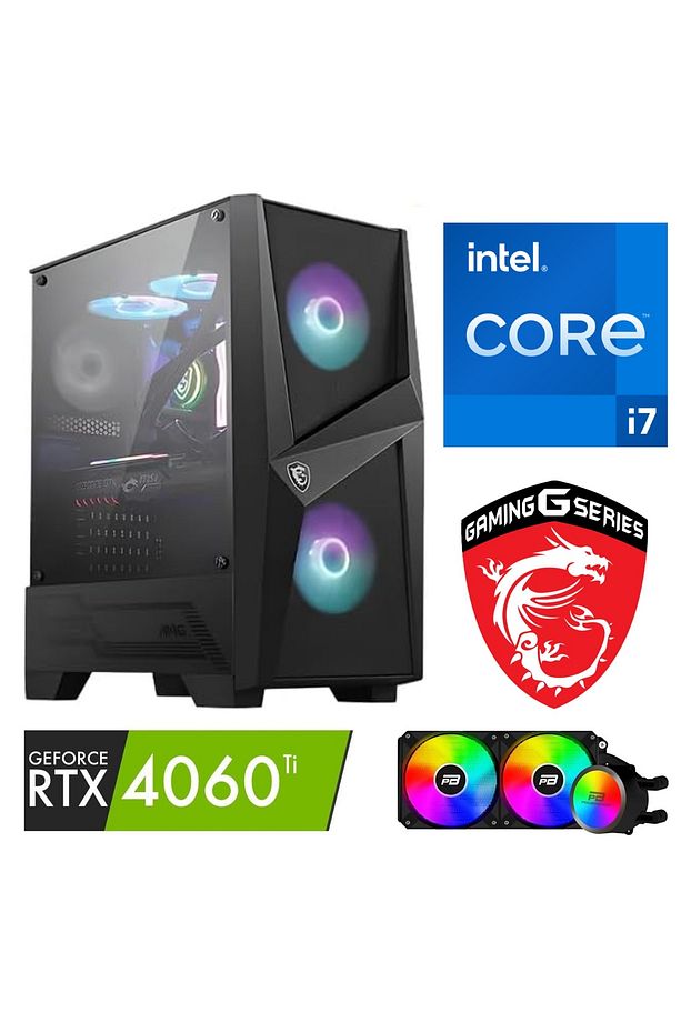16 GB RTX4060Tİ - Gaming Pc Ddr5 -Intel Core I7 13700K -32 GB Ddr5 Ram-1 Tb.m2 SSD - SİVİ SOGUTMALİ - 1