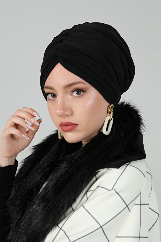 Bone | Hijab Bonnet | Fully Filled Bonnet | Cotton Combed Lining, Lycra