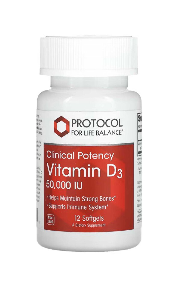 PROTOCOL VITAMIN D3 50000 IU 12'S