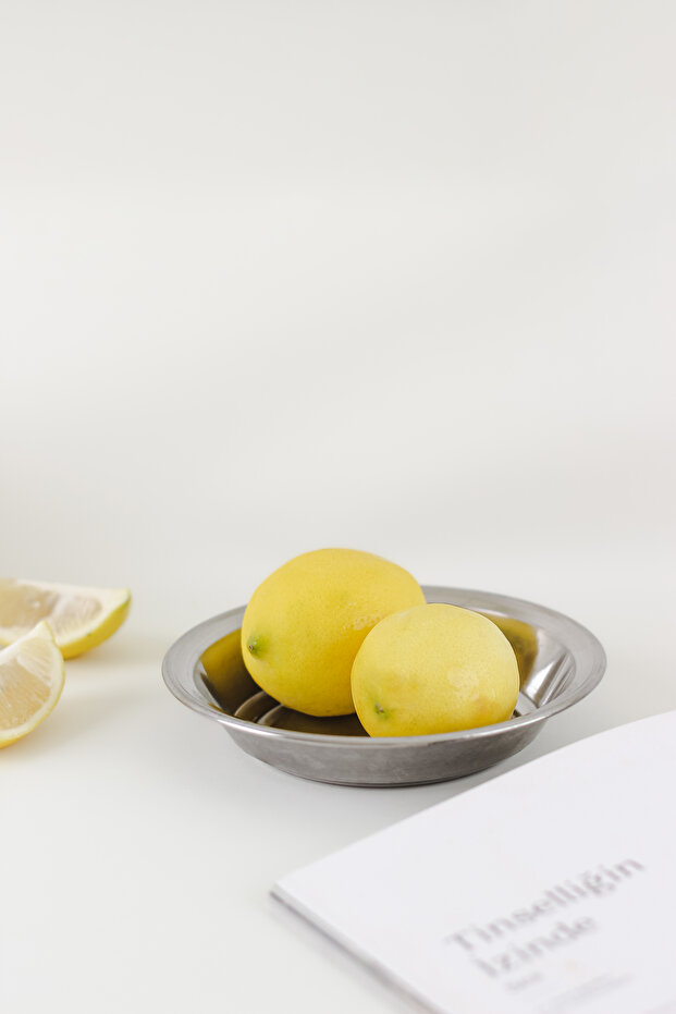 Paslanmaz Çelik 15,5 cm Çerez Kahvaltılık Tabağı - 4