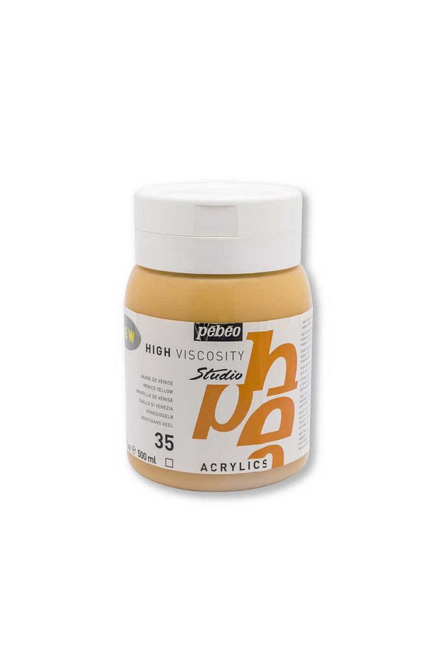 Studio Akrilik Boya 500ml Kavanoz 171-35 Venice Yellow - 1