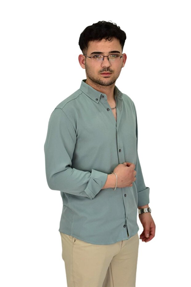 Erkek Spor Gömlek Regular Fit 9601 BGL-ST04412 - 3