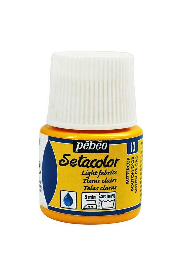 Setacolor Transparan Kumaş Boya 45ml Şişe - 13 Bouton D Or - 1