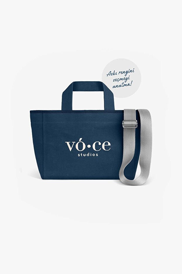 Kanvas Blue Denim Medium Bag - 1