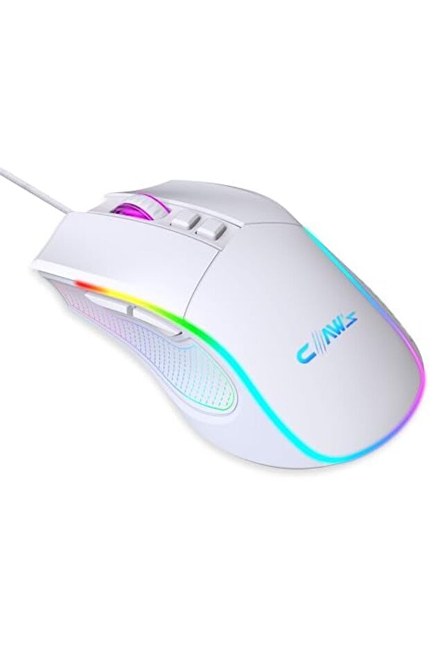 Htsp Crossfire V1 12800 Dpi Macro Software Chromatic Rgb Gaming Mouse - White Shmd Al 1122015 - 3