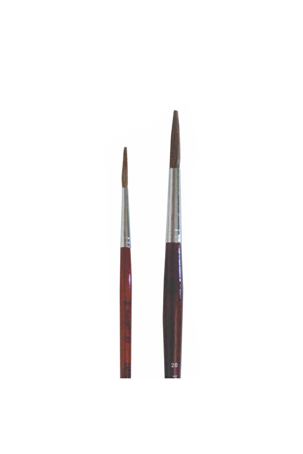 91-20 Open Beef Feather Round Brush