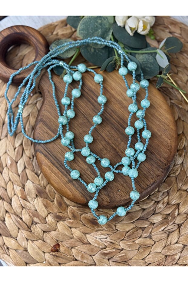 Simli incili kolye - 3