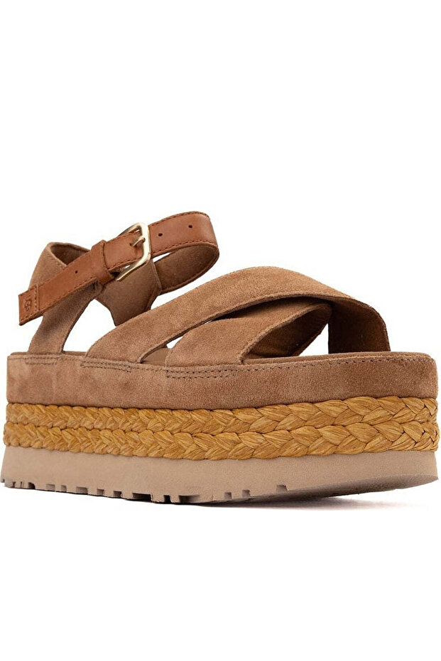 Hnědé sandály Dámské boty - 1