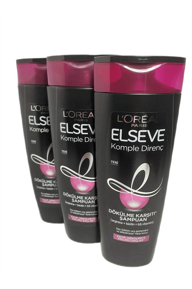 L'oréal Paris Komple Direnç Dökülme Karşıtı Şampuan 450 ml X 3 Adet - 1