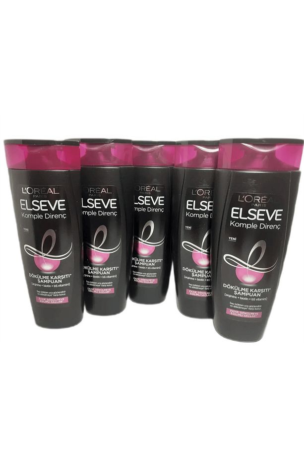L'oréal Paris Komple Direnç Dökülme Karşıtı Şampuan 450 ml X 5 Adet - 1