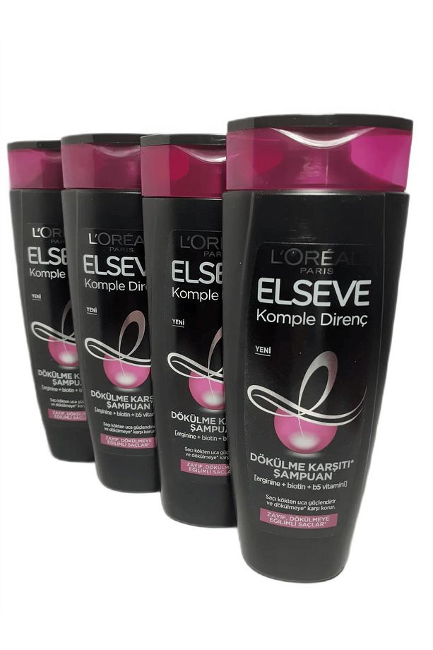 L'oréal Paris Komple Direnç Dökülme Karşıtı Şampuan 450 ml X 4 Adet - 1