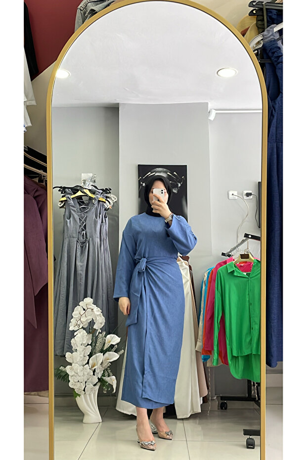 مجموعة مزدوجة من مزيج الكتان - 3