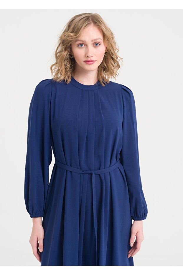 Önü Pile Detaylı Tunik - 4