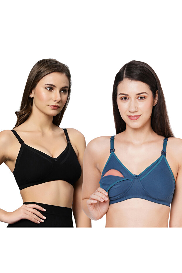 Cotton Maternity Postpartum Without Underwire Nursing Bra for Breastfeeding