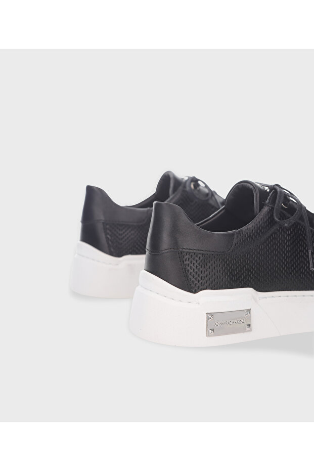 Erkek Siyah Sneaker - 2
