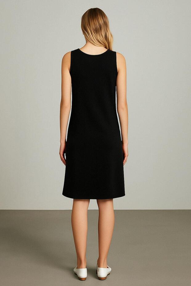 Modal Fabric Comfortable Fit Basic Daily Dress - 2
