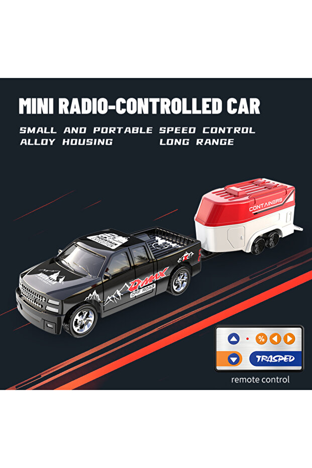 HB004B New RC Car MINI Alloy 1/64 Remote Control Car Convenient to Carry 60 Minutes of Work Time Chi
