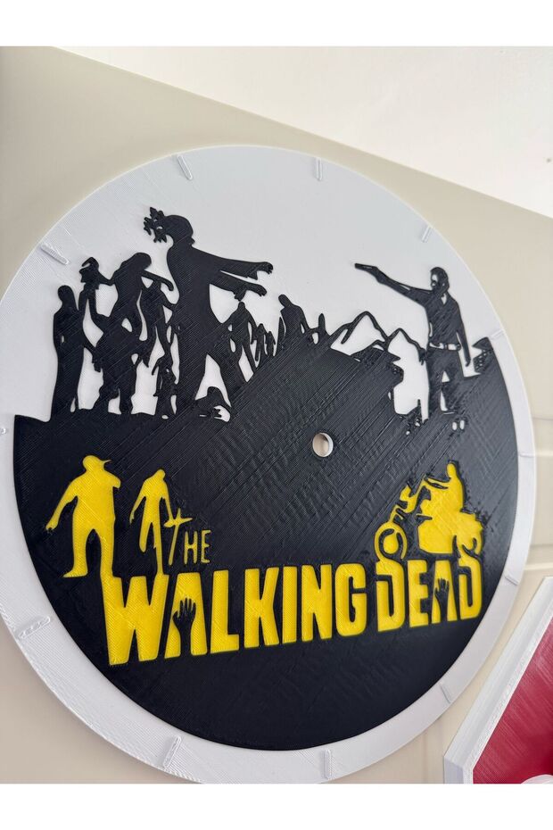 The Walking Dead Written Wall Clock, Chart - 2