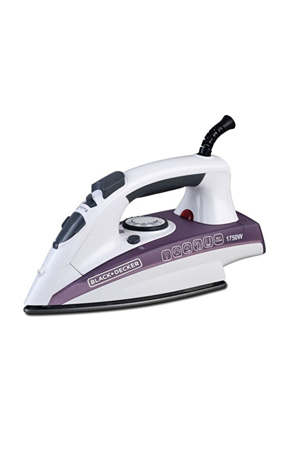 Black Decker Steam Iron - 1750w - 25 Steam Holes - X1750-b5