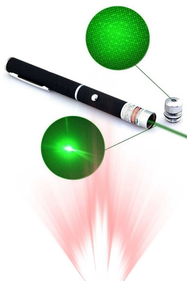 Green Yeşil Kalem Tipi Lazer Pointer 100mw Tek Başlıklı - 1