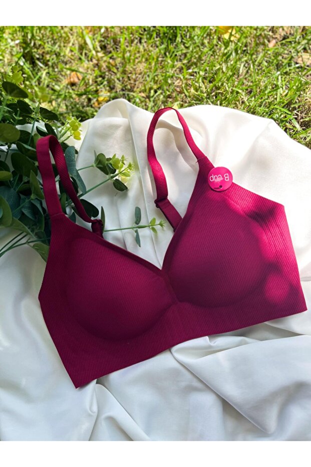 Flexfit Seamless Gathering Bra Fabric Underwire - Padded - Ghost Bralet