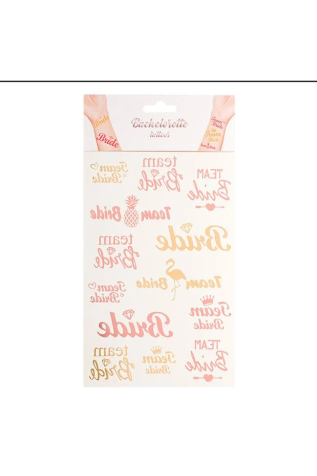 Bride Team Bride Bachelorette Bride Bridesmaid Tattoo