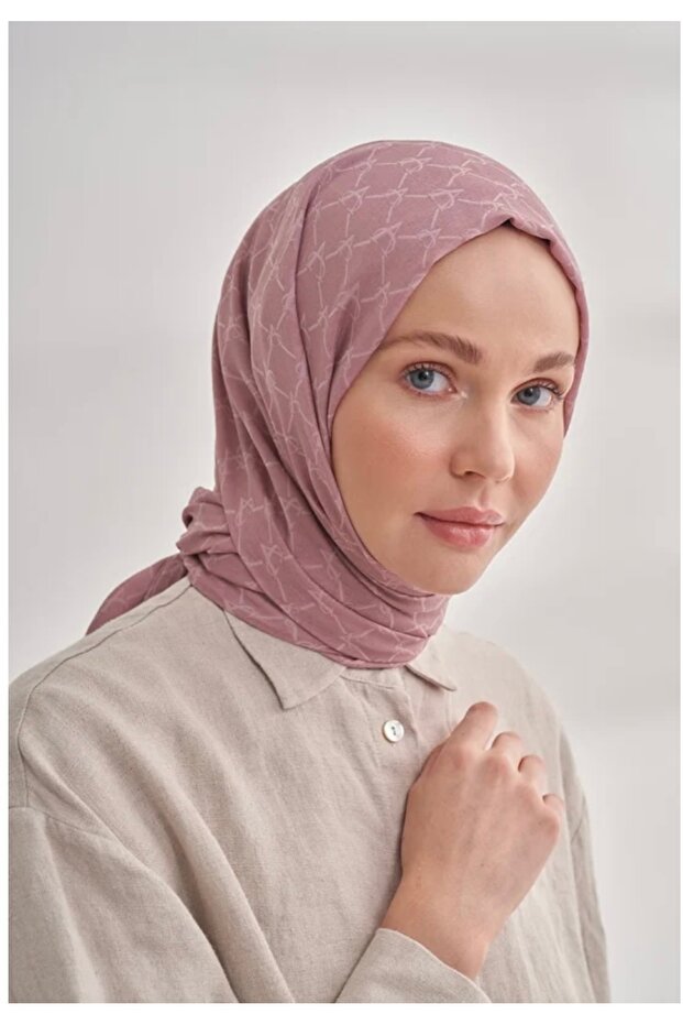 شال قطني بنمط سلسلة - مسحوق