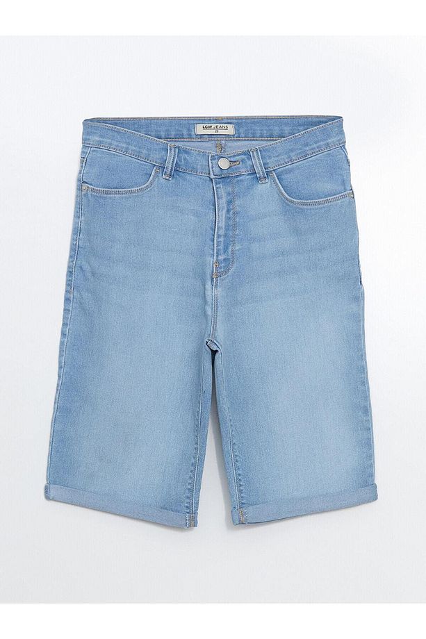 LCW Jeans Dar Fit Kadın Jean Şort - 1