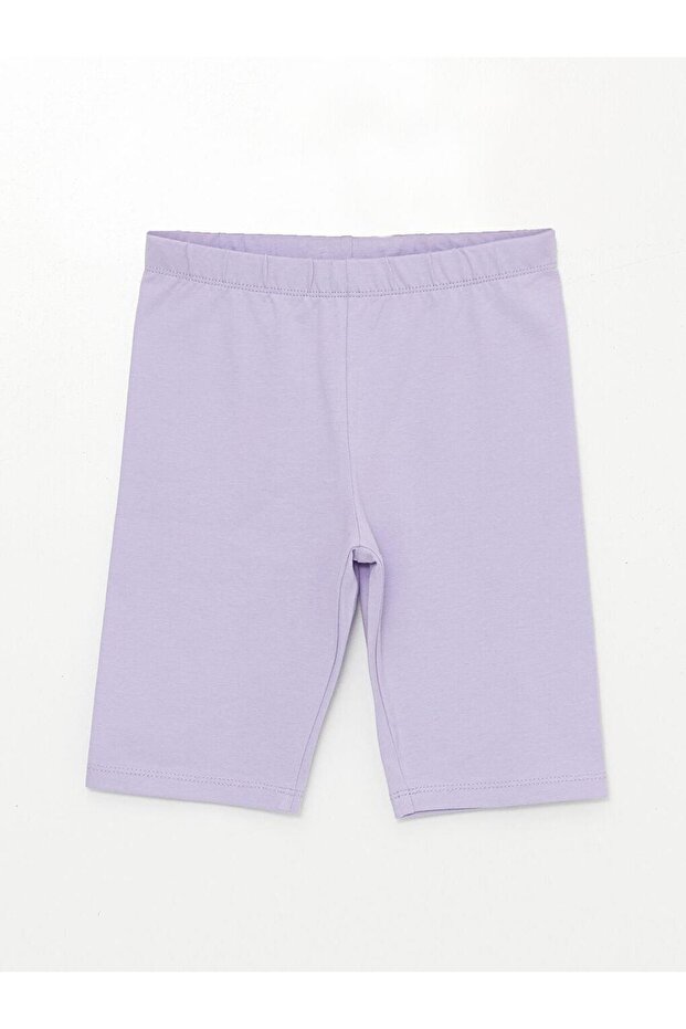 Basic Girls' Leggings with Elastic Waist (S4)