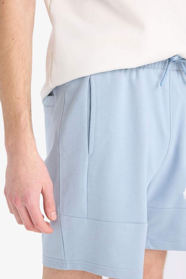Slim Fit Dar Kesim Dar Paça Basic Düz Şort B8674AX25SP - 5