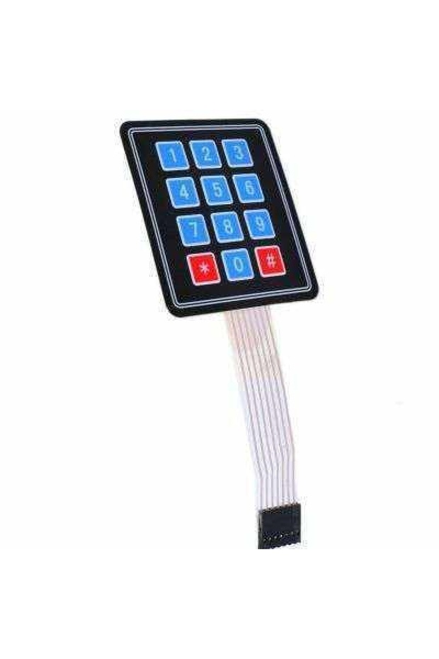 4x3 - 12 Buton Membran Tuş Takımı Keypad Klavye Arduino - 1