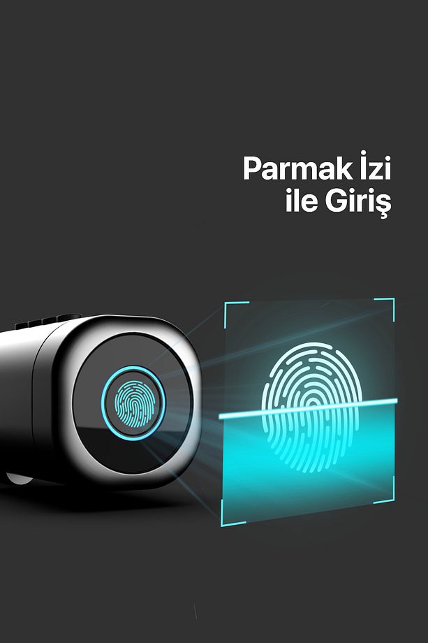 Akıllı Kapı Kilidi Mobil App Parmak Izi Şifre Rfıd Wi-fi Google Home & Alexa Kontrollü Kilit X8052 - 9