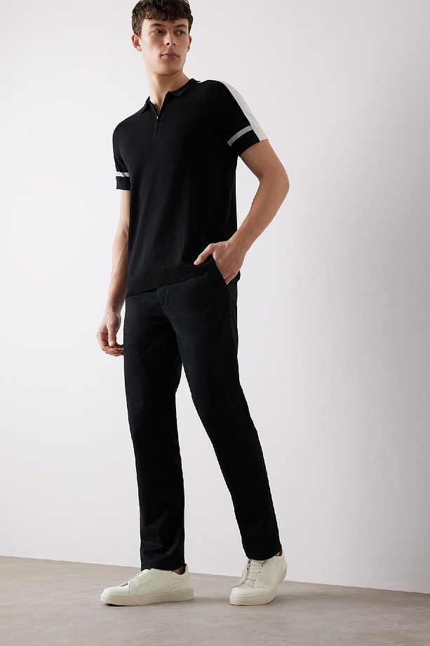 Regular Fit Normal Kesim Yazlık Düz Paça Chino Kanvas Pantolon D7349ax25sp - 2