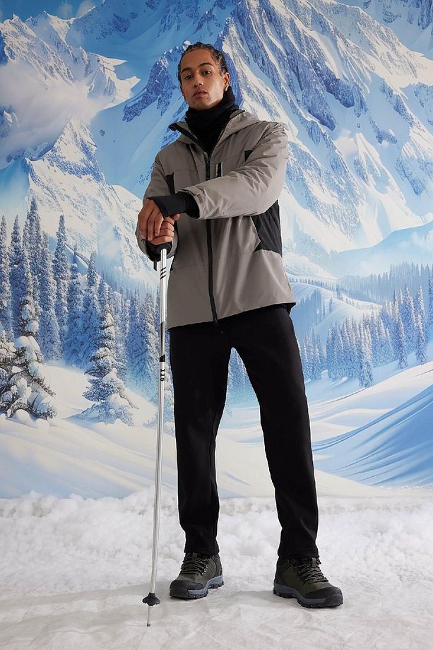 DeFactoFit Kalın Jogger Eşofman Altı Standart Fit Cepli Sporcu Beli Lastikli D6312AX24WN - 2
