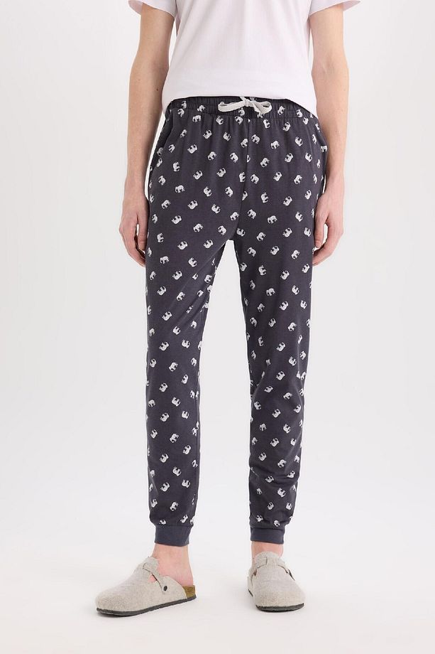 Regular Fit Desenli Cepli Pijama Altı E0497AX25SP - 1