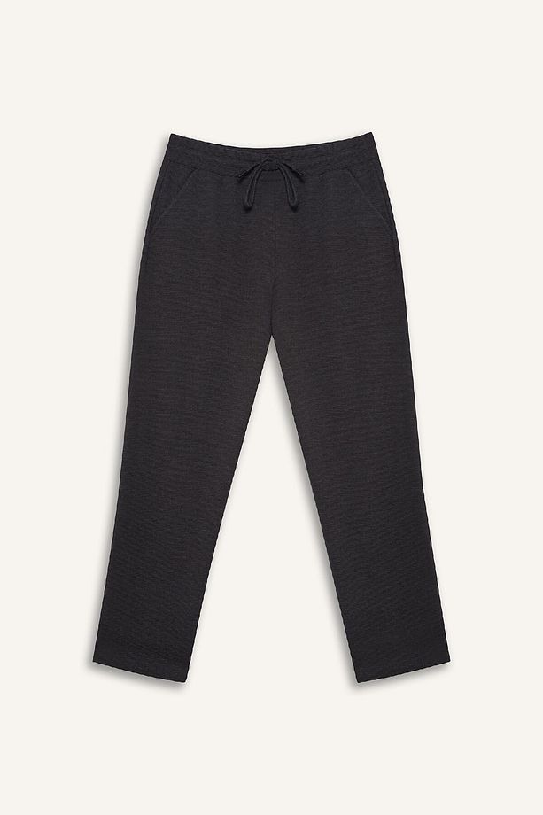 Regular Fit Cepli Düz Paça Dokulu Eşofman Altı D7603ax25sp - 7