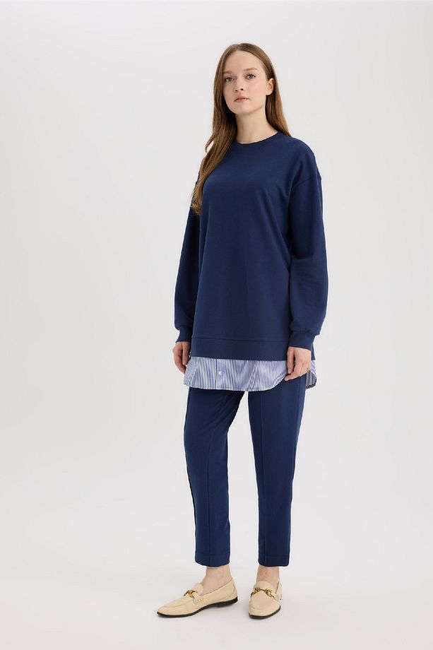 Harem Basic Düz Sweatshirt Kumaşı Pantolon D9363ax25sp - 3