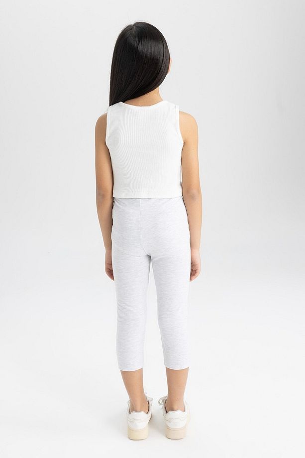 Kız Çocuk Midi Basic Düz Tayt B5656a824sm - 6