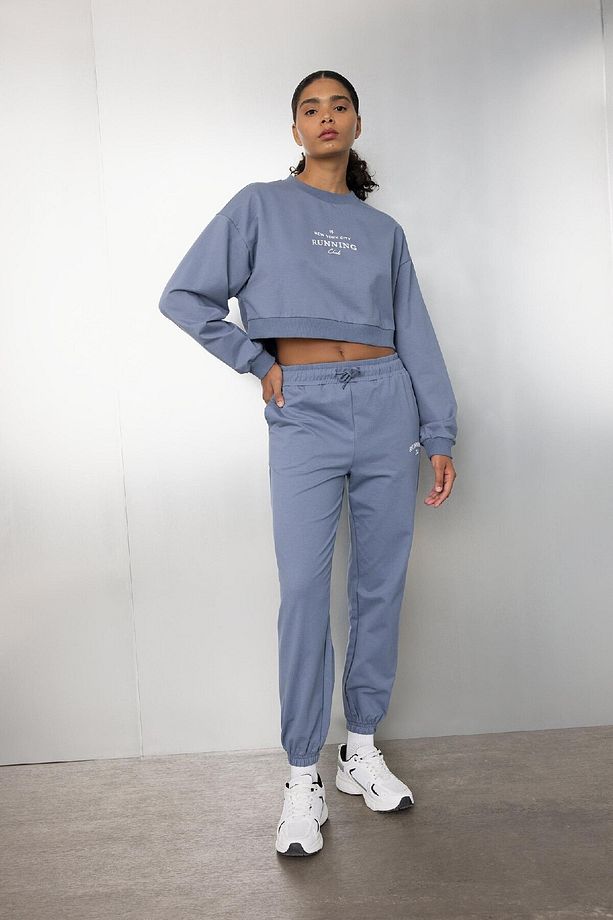 Fit Sporcu Jogger Eşofman Altı Standart Fit Basic Düz Uzun C9381ax24au - 3