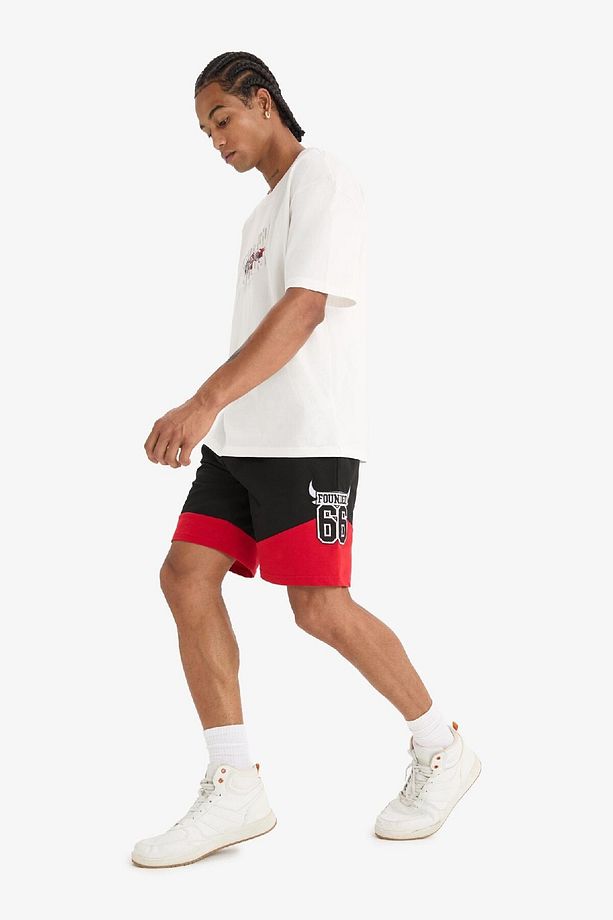 Fit Nba Chicago Bulls Standart Fit Düz Paça Şort B9894ax25sp - 4