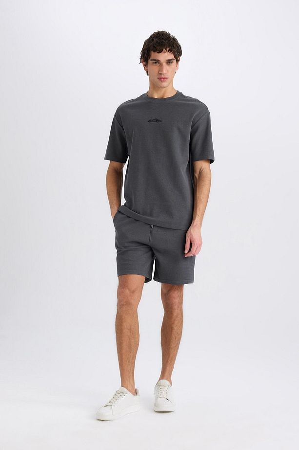 Regular Fit Düz Paça Cepli Basic Düz Şort B8792ax25sm - 3